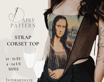 Strap Corset Top PDF Sewing Pattern