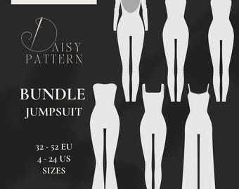 Jumpsuit Bundle PDF Sewing Pattern