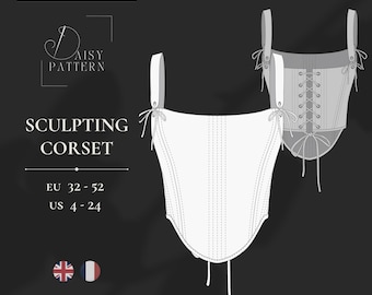 Overbust Corset PDF Sewing Pattern