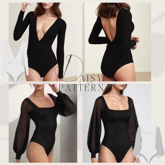 Body met drukknopen in het kruis - Bodystocking kopen? | Korting tot 60