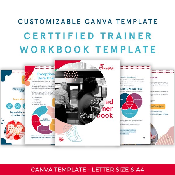 Customizable Canva Template for Certified Trainer Workbook