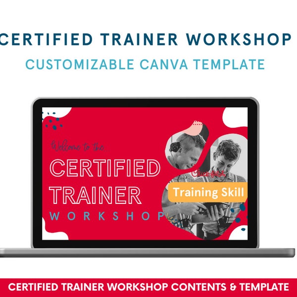 Customizable Canva Template for Certified Trainer Workshop Slideshow