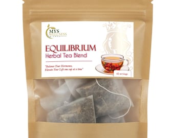 Té orgánico para el equilibrio hormonal: bienestar femenino, apoyo para el síndrome premenstrual y la menopausia