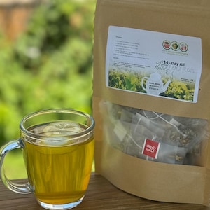 14-Day All Natural Herbal Detox Tea Blend - 28 Servings - Cleanse & Revitalize