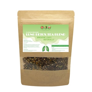 Lung Cleanse Herbal Tea | Natural Detox Blend for Respiratory Health | Organic Ingredients