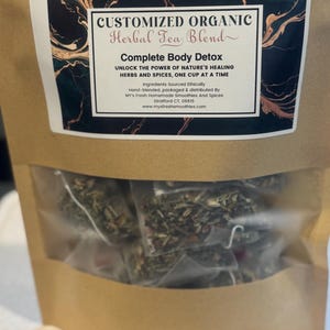Hand-Blended 21-Day Complete Body Detox Cleanse Herbal Tea Blend. 42 Servings| Rejuvenate Your System.