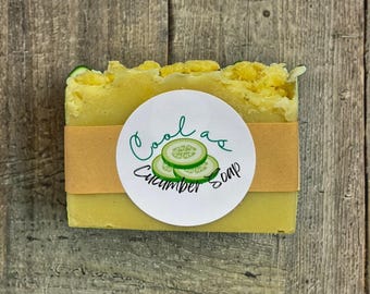 Savon bio au concombre : barre de spa naturelle