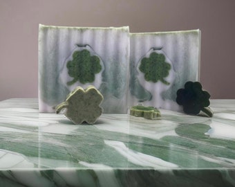 Leprechaun’s Lair- Aloe, Clover, Mint Soap