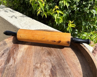Vintage Primitive Wood Rolling Pin