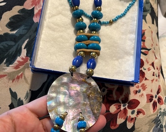 Abalone Shell Necklace handcrafted