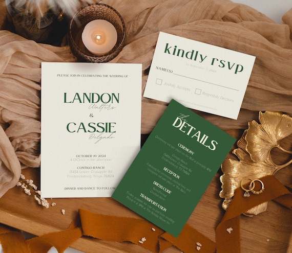 cassie brown dress court Wedding Invitation Suite Template - Clean, Modern, Natural Aesthetic - Editable, Instant Download Black Satin Mini Dress: Girls Brown Fall Dress Wood:Wormy Maple