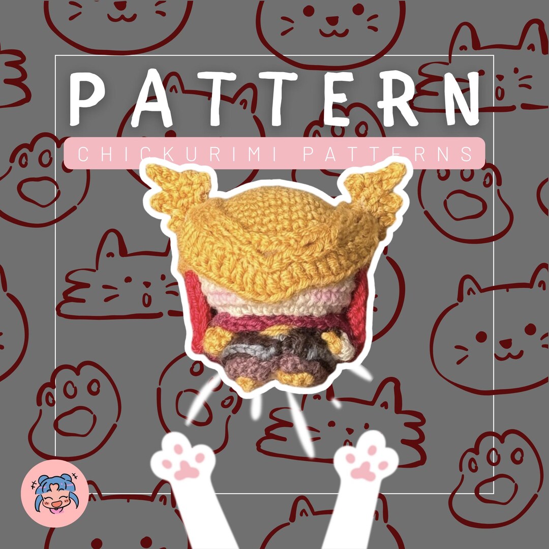 Valkyrie Pattern Red Valkyrie Amigurumi Crochet Pattern - Fantasy Game Fanart DIY ...