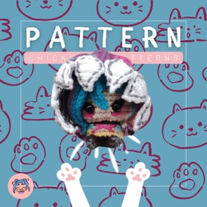 Chibi-Style Chaos Maker Amigurumi Crochet Pattern – Inspired by an Animated Series