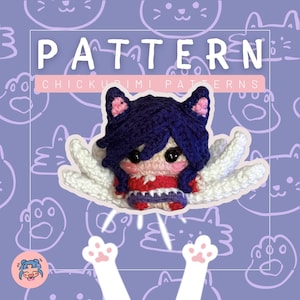 Mystic Fox Crochet Pattern: Amigurumi Doll, Game Character Plush (PDF Pattern)