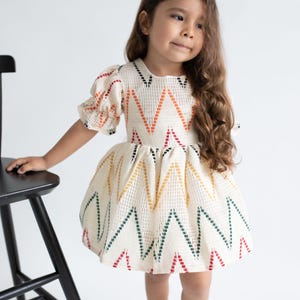 Boho Cotton Dress | Girls Dress 1-8 Years | Summer Dress | Birthday Party Dress | Festive Kids Dress | Gift for Girls