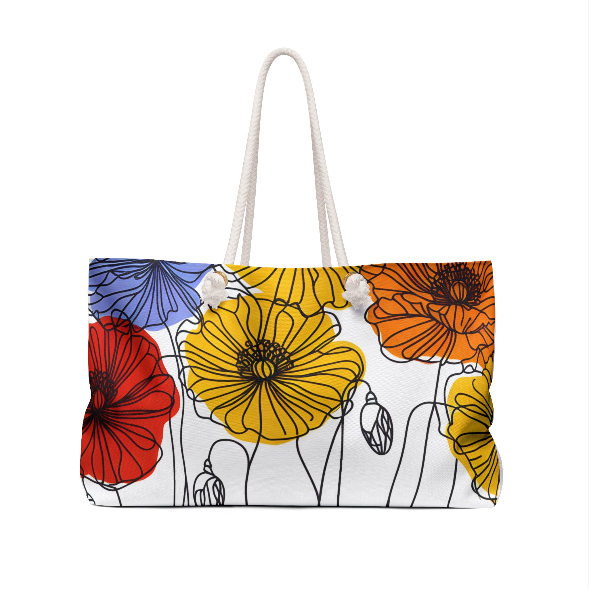 Blooming flowers tote bag – POPPY