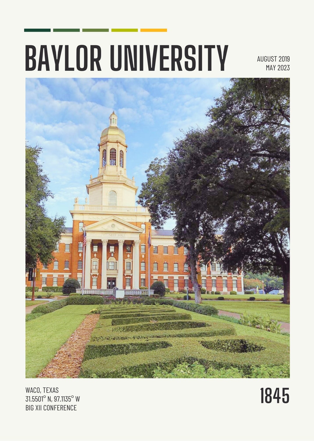 College Digital Print - Etsy