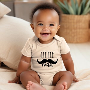 Little Man Baby Bodysuit
