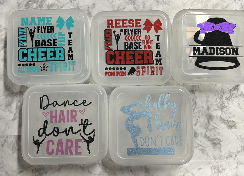 Cheer Dance Gymnastic Competition Bow Boxes Cases - Etsy