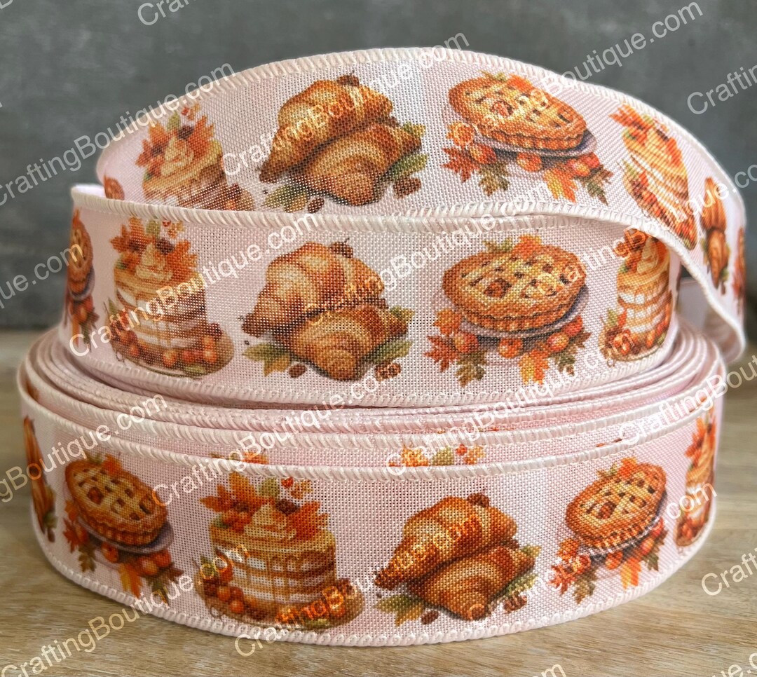 Wired Ribbon High Quality Linen Ribbon Continuous Yards 1.5