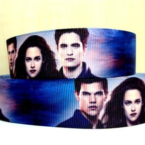 Twilight Ribbon Hochwertiges Ripsband Schüttgut 2,5 cm Breit Bella Edward Jacob Esme Carlisle Cullens Vampire Ribbon