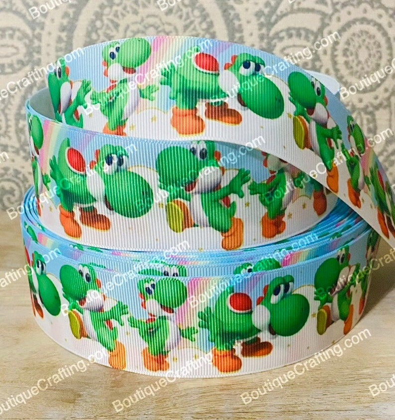 Yoshi Ribbon High Quality Grosgrain Ribbon by the Yard 1