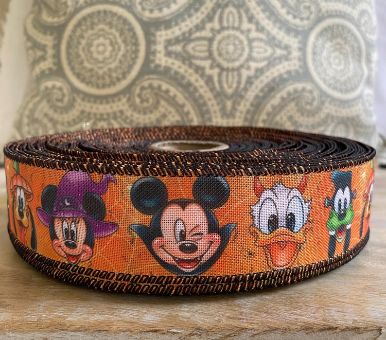 Wired Disney Halloween Ribbon High Quality Grosgrain Ribbon by the Yard ...