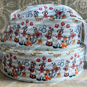 Disney Cruise Ribbon Hochwertiges Ripsband Schüttgut 1", 1,5" und 2" Breit Goofy Donald Duck Daisy Pluto Cruise Line Wish Magic