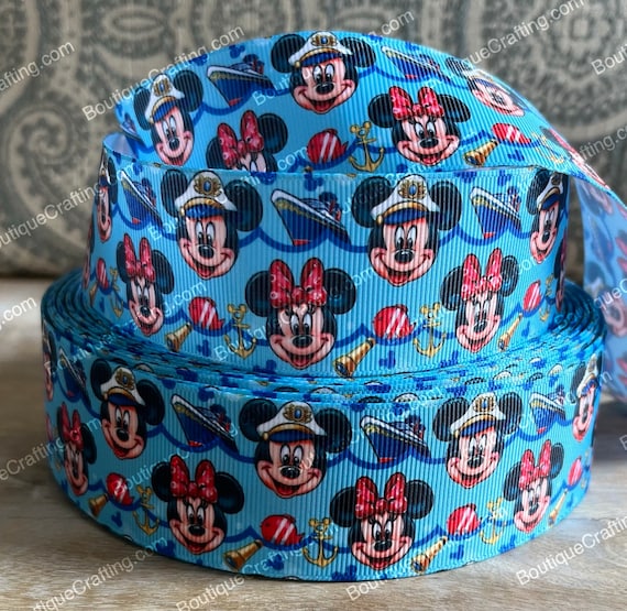 Disney Cruise Ribbon High Quality Grosgrain Ribbon by the Yard