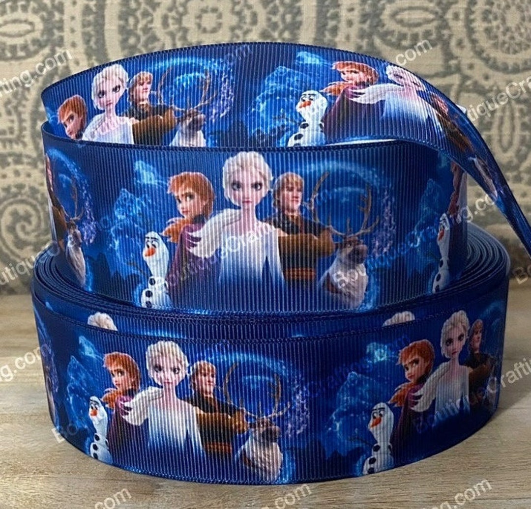 Disney Frozen Ribbon High Quality Grosgrain Ribbon by the Yard 1