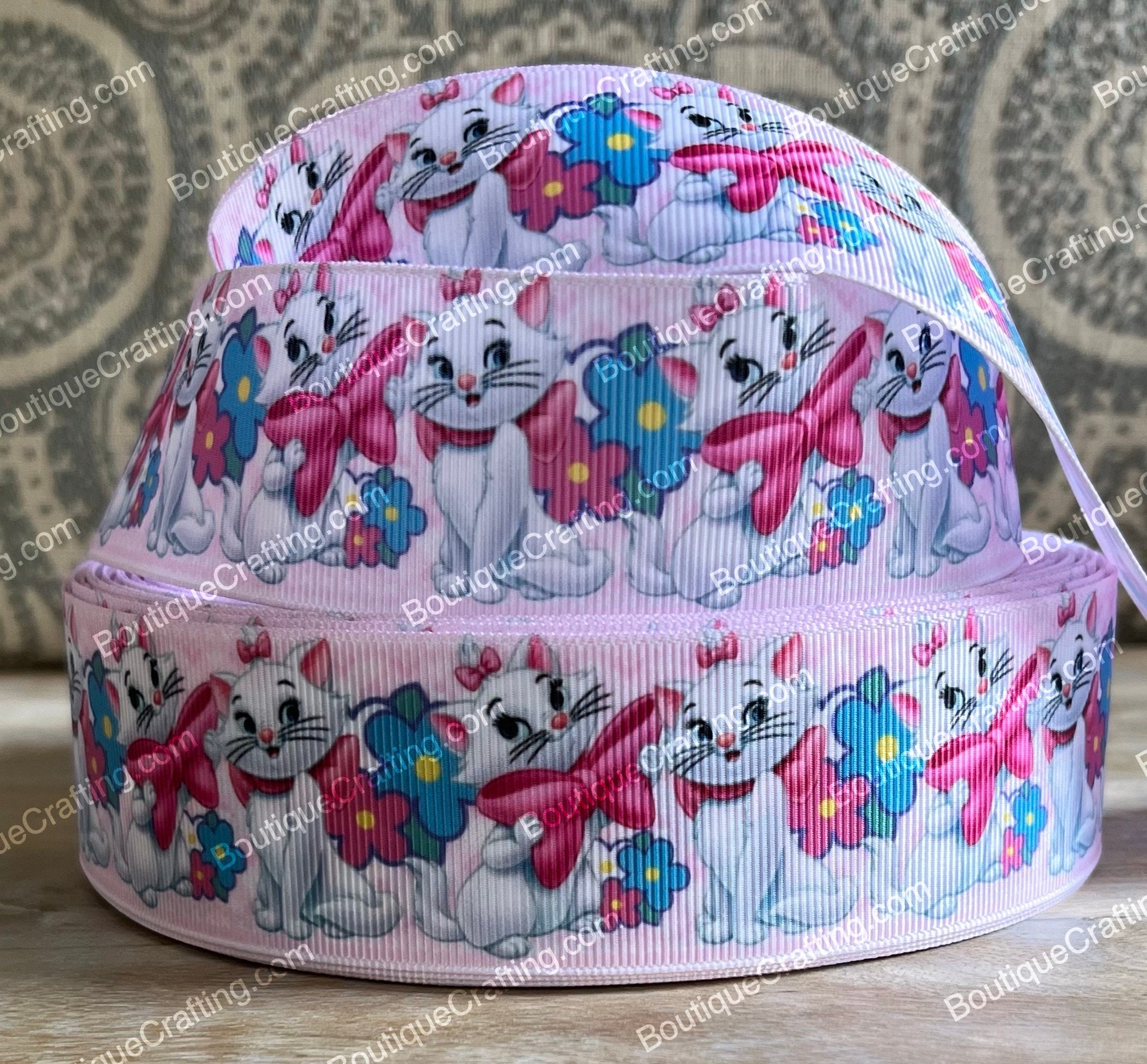 Disney Marie Ribbon High Quality Grosgrain Ribbon by the Yard 1