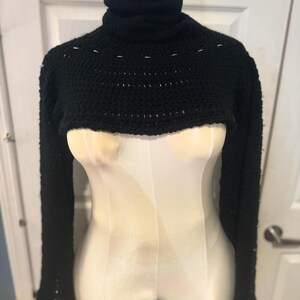 Handmade crochet shrug
