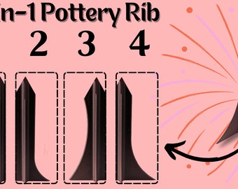 4-in-1 Pottery Foot Rib