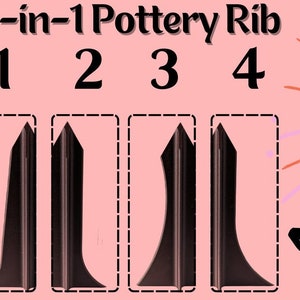 4-in-1 Pottery Rib (The Rocket)