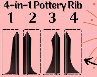 4-in-1 Pottery Rib (The Rocket)