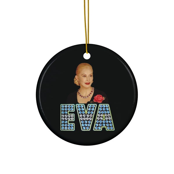 Eva (2008 La Plata, Buenos Aires) [2-Sided Ceramic Ornament]