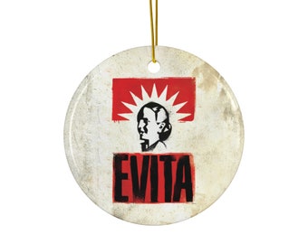 Evita (2012 Broadway) [2-Sided Ceramic Ornament]