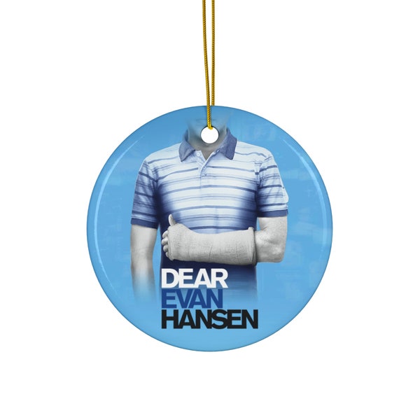 Dear Evan Hansen (2016 Broadway) [2-Sided Ceramic Ornament]