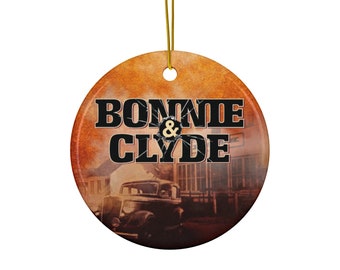 Bonnie & Clyde (Gira 2012) [Adorno de cerámica de 2 caras]