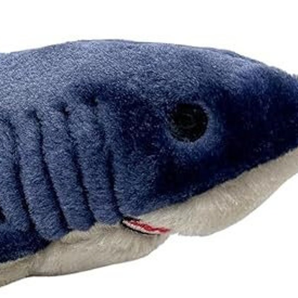 December Pets Shark Plush Tuff Dog Squeaker Toy for Large and Small Breeds