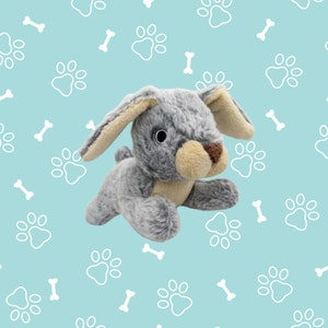 December Pets Bunny Rabbit Plush Dog Chew Toy Squeaky Tuff Stuff Toys for Large Small Dogs
