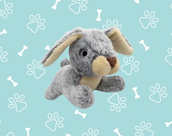 December Pets Bunny Rabbit Plush Dog Chew Toy Squeaky Tuff Stuff Toys for Large Small Dogs
