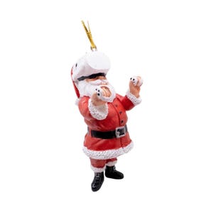Gamer Santa Claus Virtual Gaming Christmas Tree Ornament VR Game