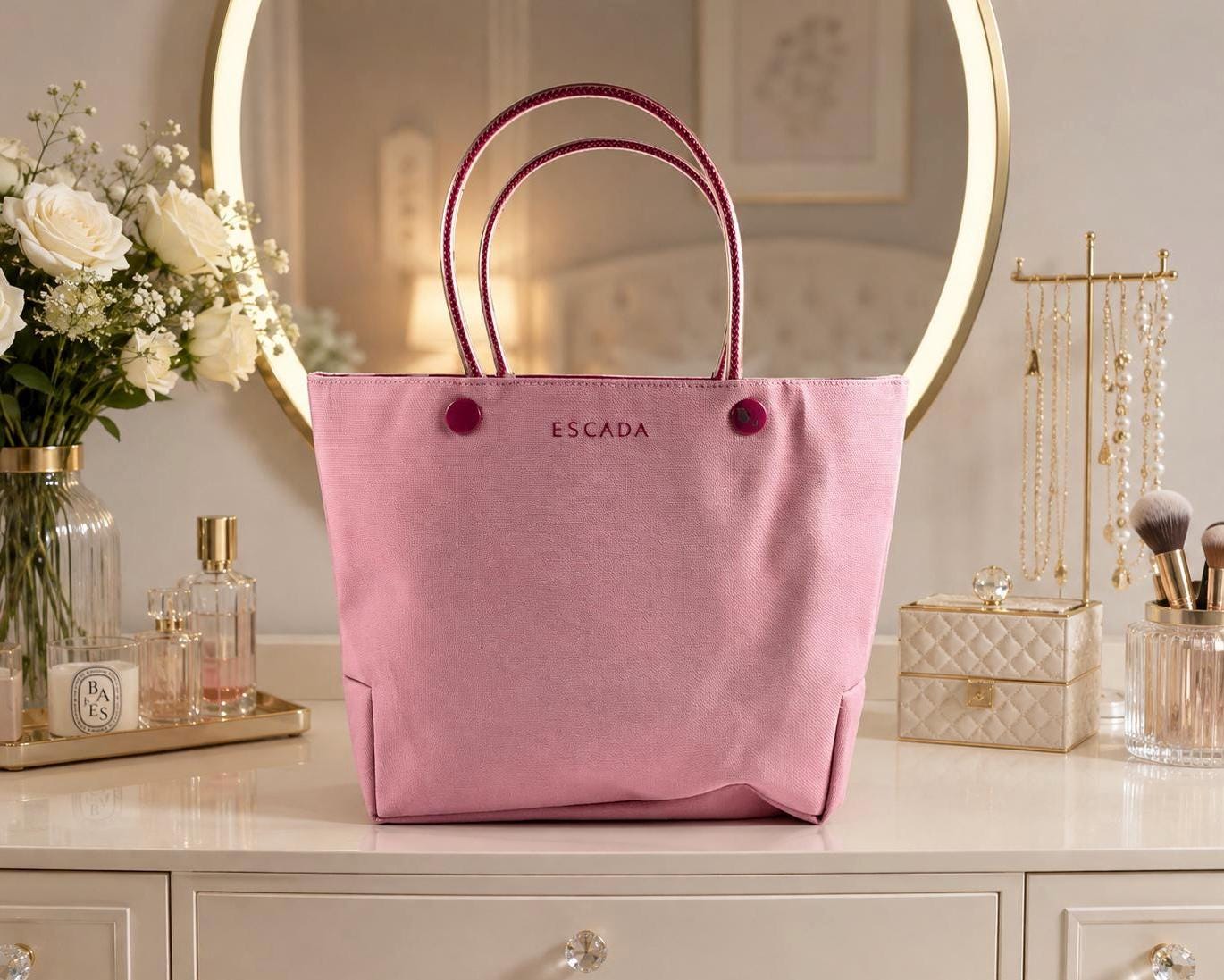 Escada Pink Bag - Etsy Israel