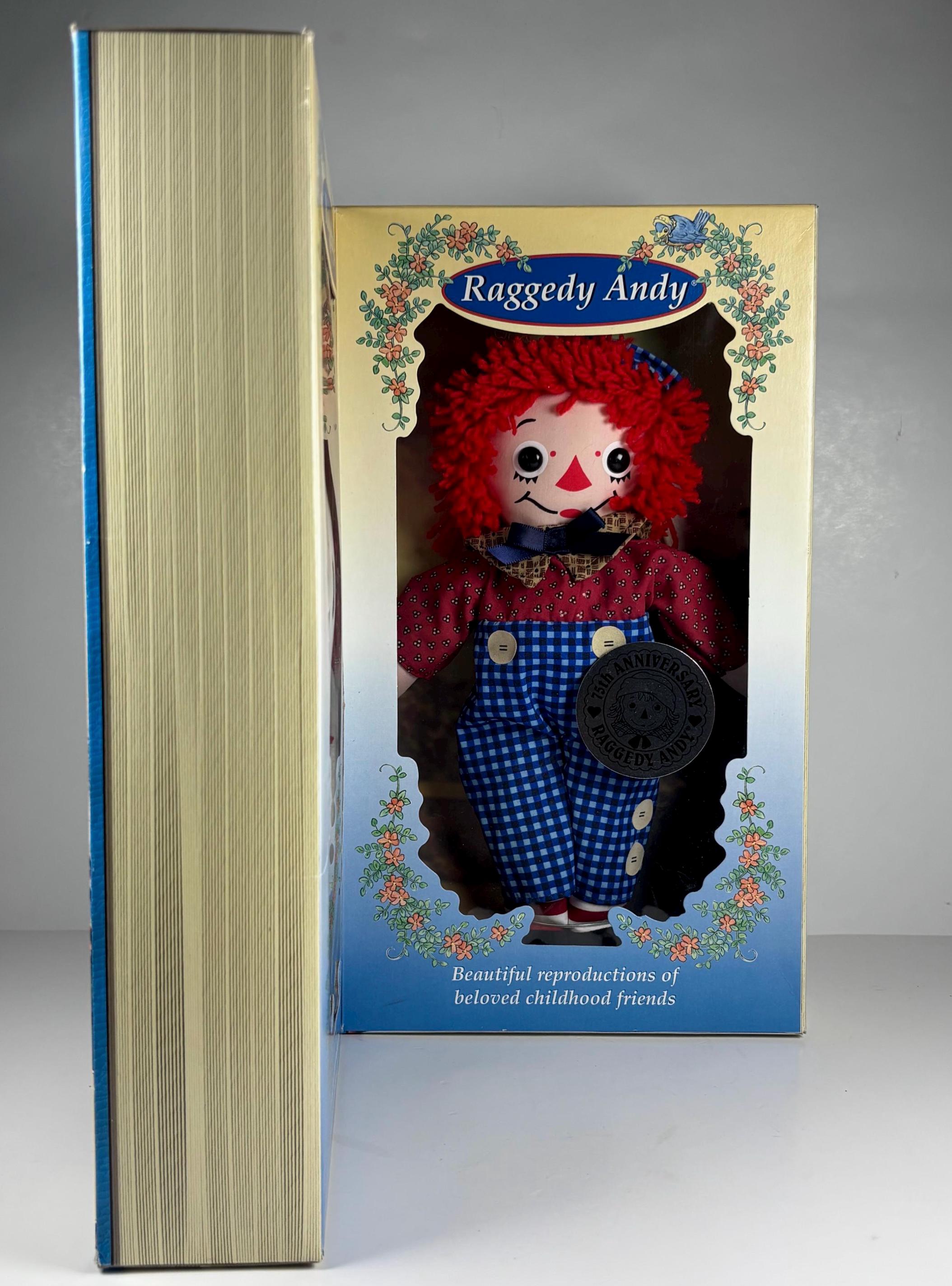 1996 Raggedy Ann & Andy Anniversary Doll Set Johnny Gruelle Book