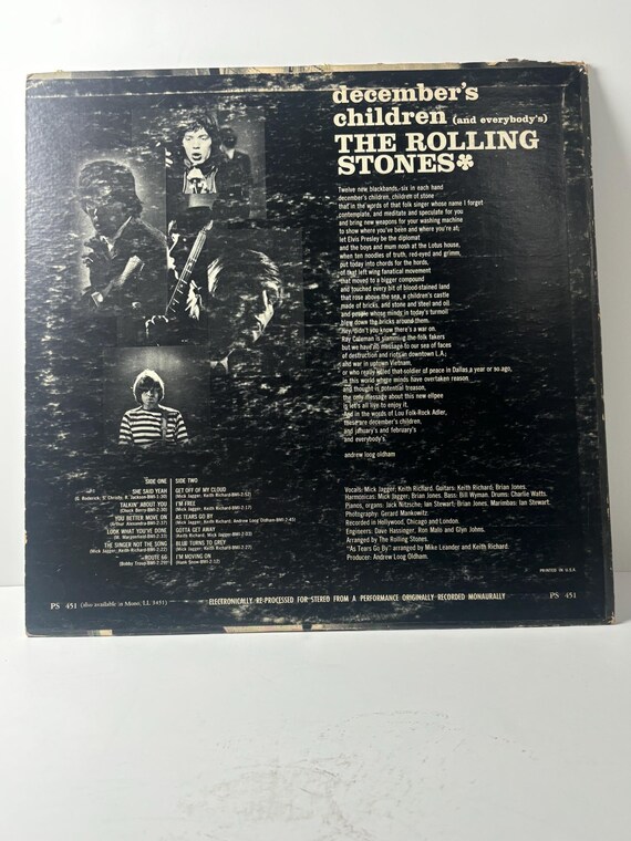 The Rolling Stones – “december's Children (and Everybody's)” (1965