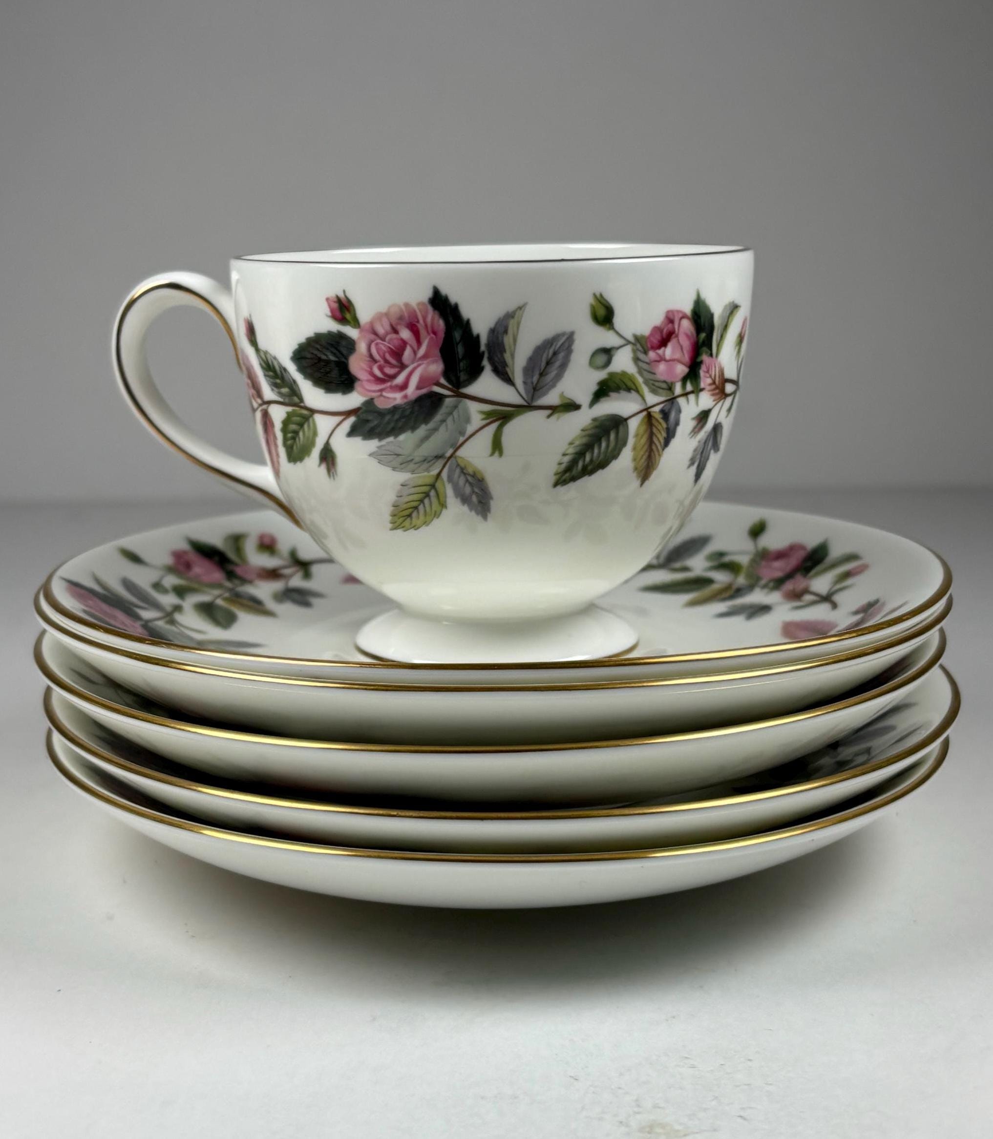 Wedgwood Hathaway Rose Tea Set - Etsy