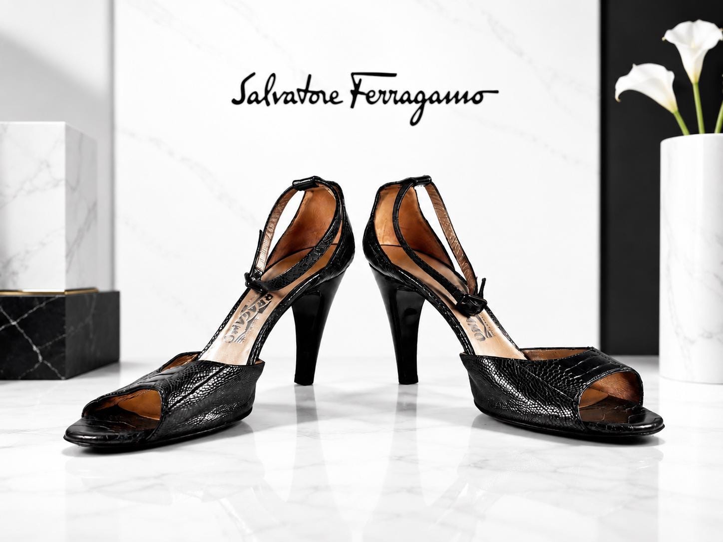 Salvatore Ferragamo Boots Vintage - Etsy
