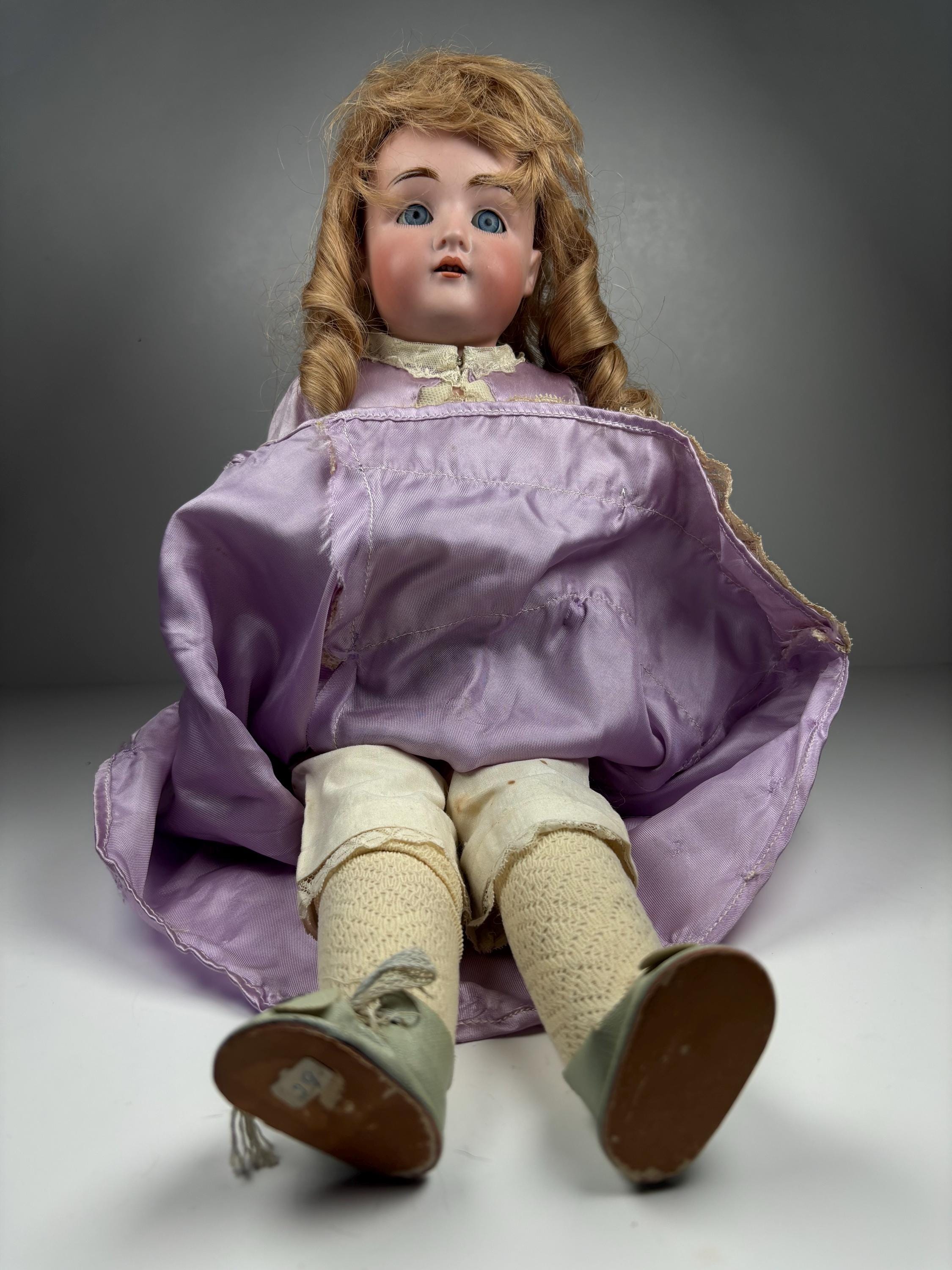 KESTNER 38 CM Ref C Poupée Ancienne Métis Reproduction