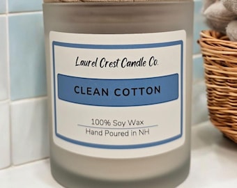 Clean Cotton 100% Soy Wax Candle